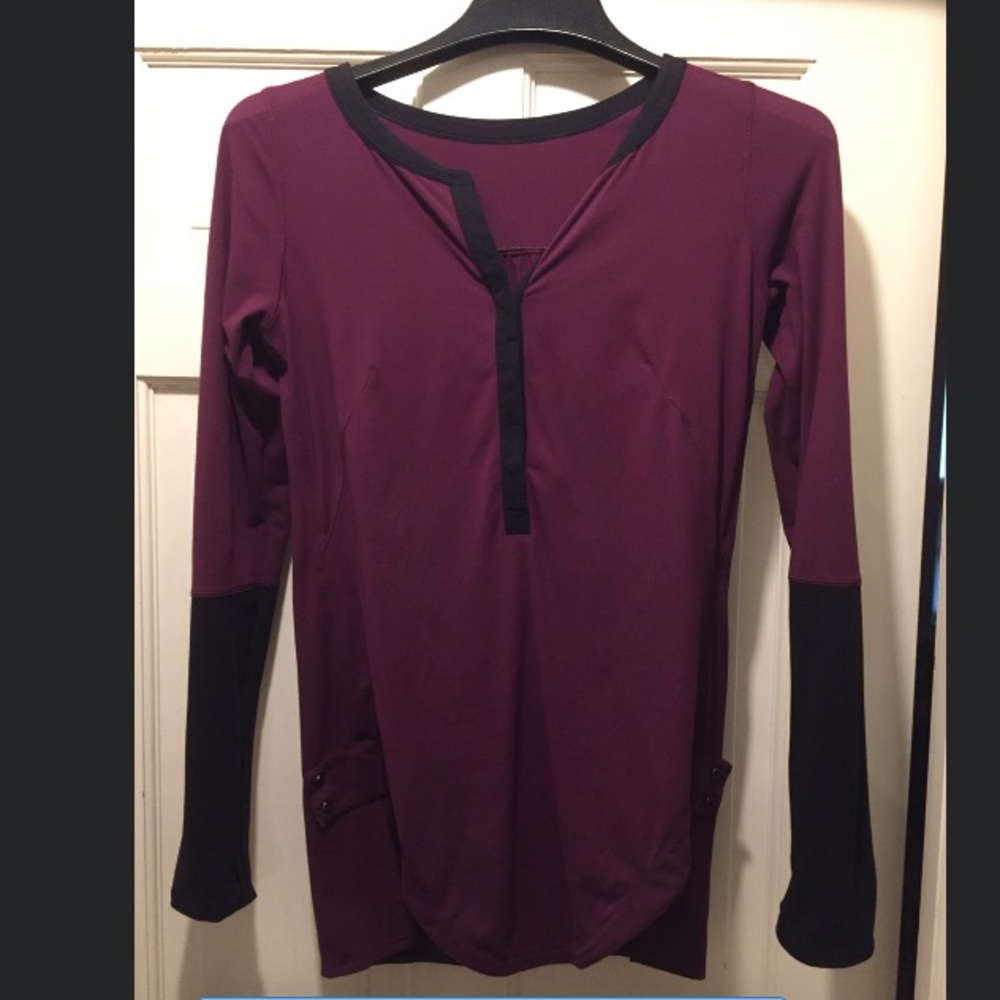 Lululemon Henley long sleeve tee